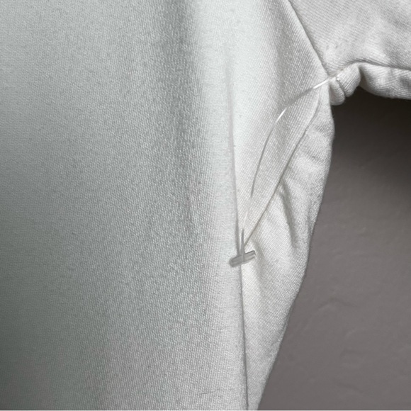 Athleta Women's White Lightweight Asymmetrical Hoodie Size Medium - Picture 7 of 10